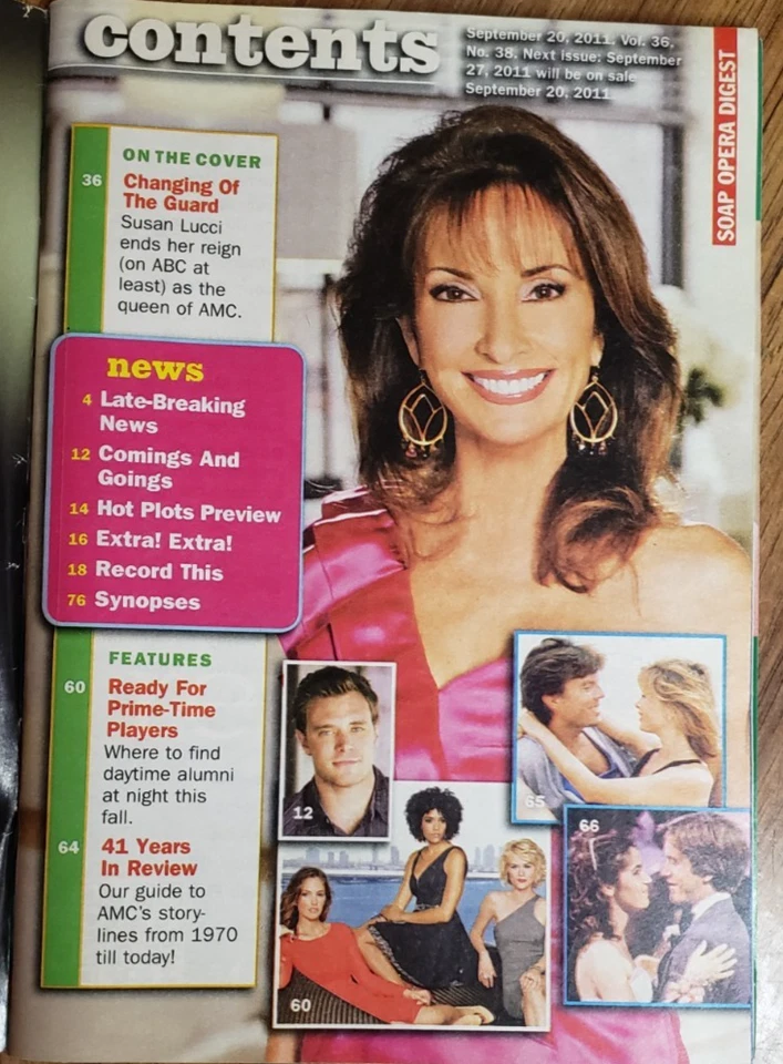 Soap Opera Digest Sept 20, 2011: All Your Favorites: Y&R,GH,DAYS,B&B,OLTL & more - Image 2 of 2