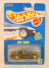 Hot Wheels Speed Points 37 Black Hot Bird Firebird w/ Tan Interior GHO