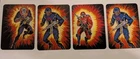 4 Vintage 1986 Series 1 Gi Joe Trading Card Lot Cobra Hasbro 4