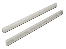 Hafele 11-1/4" (286mm) Groove/Side Mount Plastic Guide Drawer Rail, Set of 4