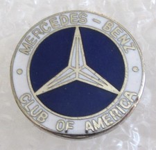Vintage Mercedes - Benz Club of America Member Lapel Pin - Car Club