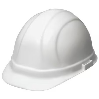 Deltaplus Wel19131wh Hard Hat, Omega Ii, Polyethylene, 6 Point Pinlock, Type 1,