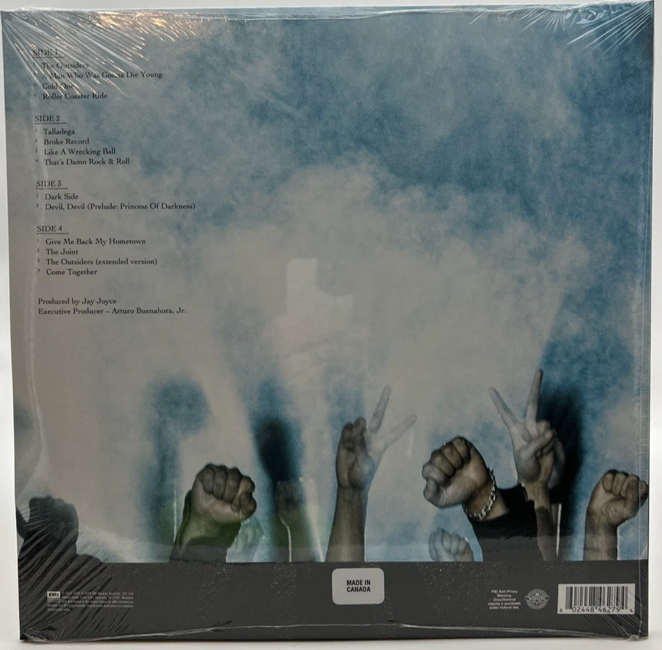 New / Sealed ERIC CHURCH "The Outsiders" 2xLP 2023 Limited Edition Blue Vinyl - Image 2 of 2