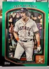 CASE HIT GREEN 2025 Topps Flagship Zach Dezenzo #11 Houston Astros Rookie RC /99