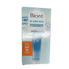 Biore UV Aqua Rich Invisible Weightless Moisturizer SPF50 PA   Sunscreen 10 mL