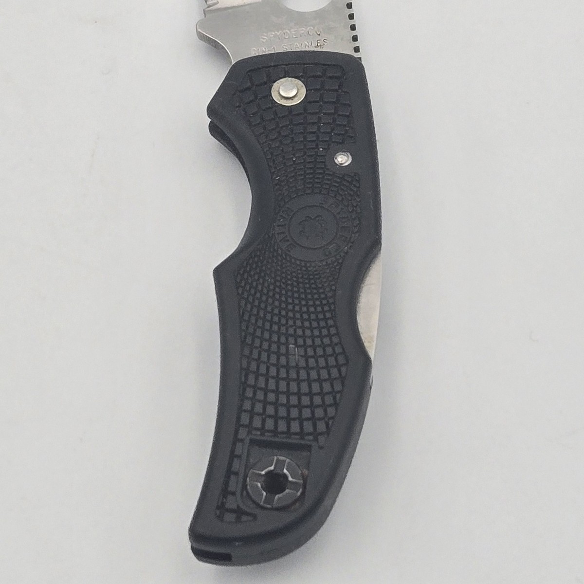 Spyderco Golden Colorado Native GIN-1 Stainless Serrated Black 