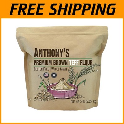 Organic Brown Teff Flour 5 lb - Gluten Free