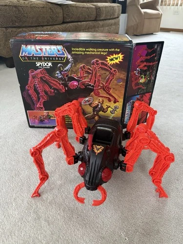Masters Of The Universe SPYDOR w/ Original Box VINTAGE 80s Toys - He-Man