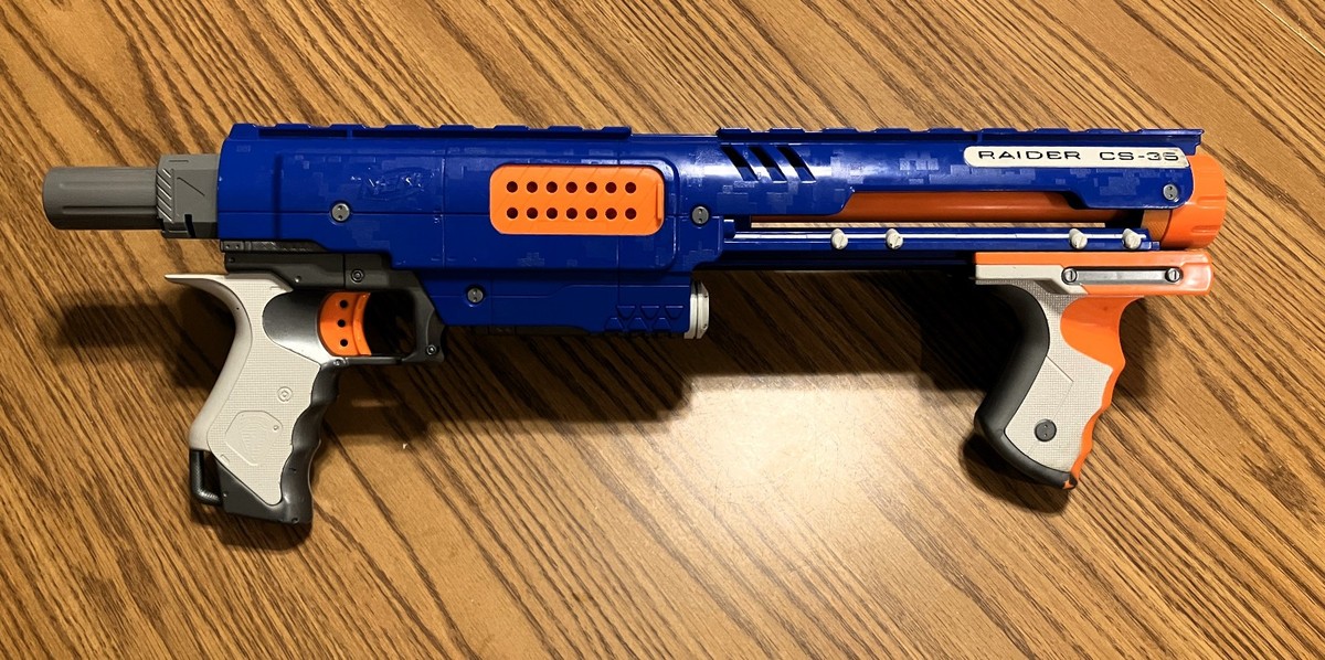 NERF N-Strike Raider Rapid Fire CS-35 (Rampage) Tested EUC