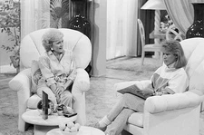 The Golden Girls Betty White as Rose Nylund Rosanna Huffman as- 1987 Old Photo