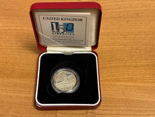 150 Years Public Libraries Piedfort Silver Proof 50p Coin