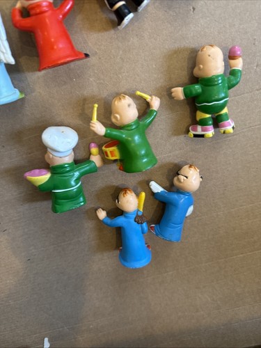 Vintage Alvin And The Chipmunks Figure Lot Of 9 Rocky Angel Alvin Simon Theodore - Picture 7 of 10