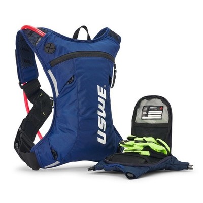 USWE Moto Hydro 3L Hydration Pack Factory Blue for Enduro & Off-Road Riding