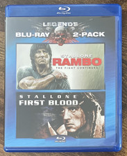 Rambo: First Blood / Rambo: the Fight Continues 2-Disc Blu-ray Stallone F8885