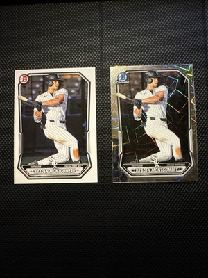 2026 Bowman Prospect/Chrome Lazer #BCP-53 White Sox 2-Card Lot