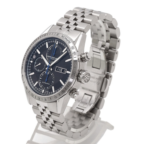 RELOJ RAYMOND WIL CRONÓGRAFO FREELANCE 7731-ST-20021 AUTOMÁTICO SS NEGRO HOMBRE - Imagen 1 de 4
