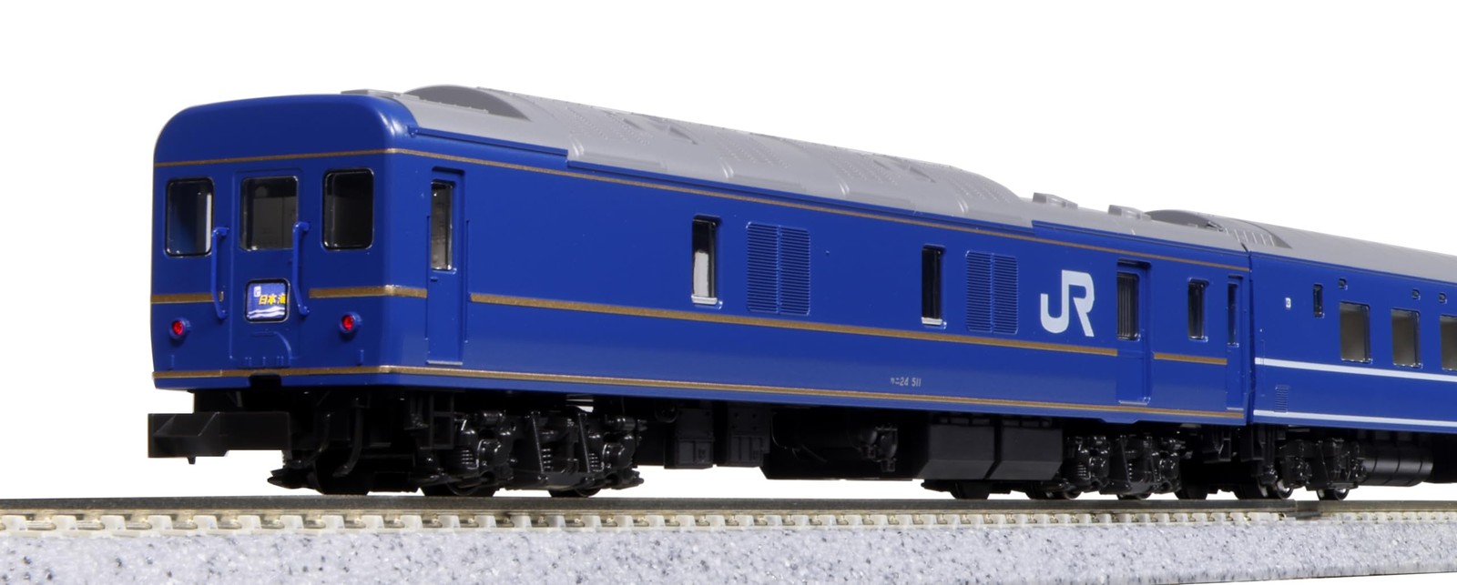 Поезд ограниченной вместимости KATO N с 24 спальными местами, Nihonkai, 6-вагонный базовый комплект модели 10-881