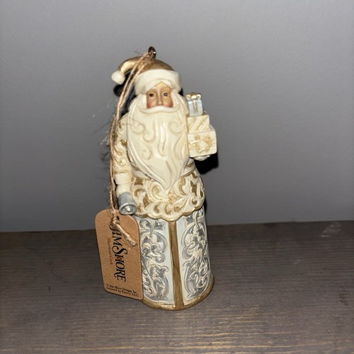 Enesco Jim Shore - Ornamento de Santa Lustre de vacaciones #6006618