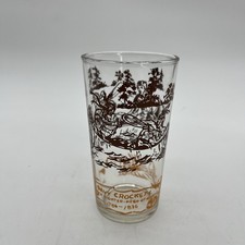 Vintage Davey Crockett Glass 4.75