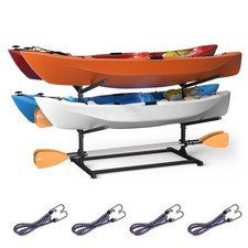 4 Kayak Storage Rack Freestanding Paddle Sup Stand Heavy Canoe Holder Rack