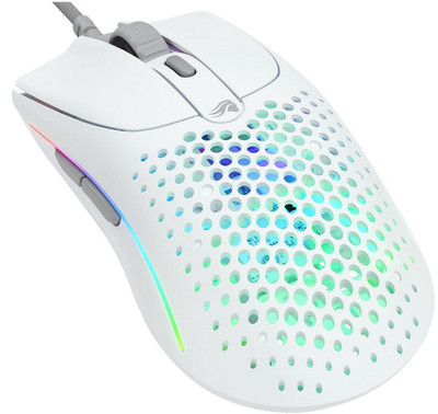 GLORIOUS MODEL O 2 Gaming Maus - weiß, matt 59g (GLO-MS-OV2-MW)