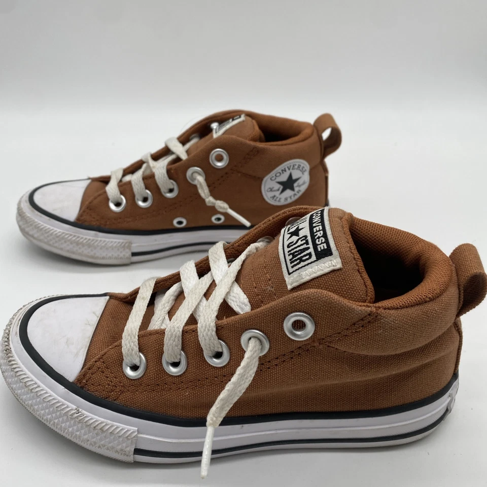 Zapatilla deportiva Converse All Star Chuck Taylor Mid Top Junior juvenil talla 12 azul gris Foto 3 de 4