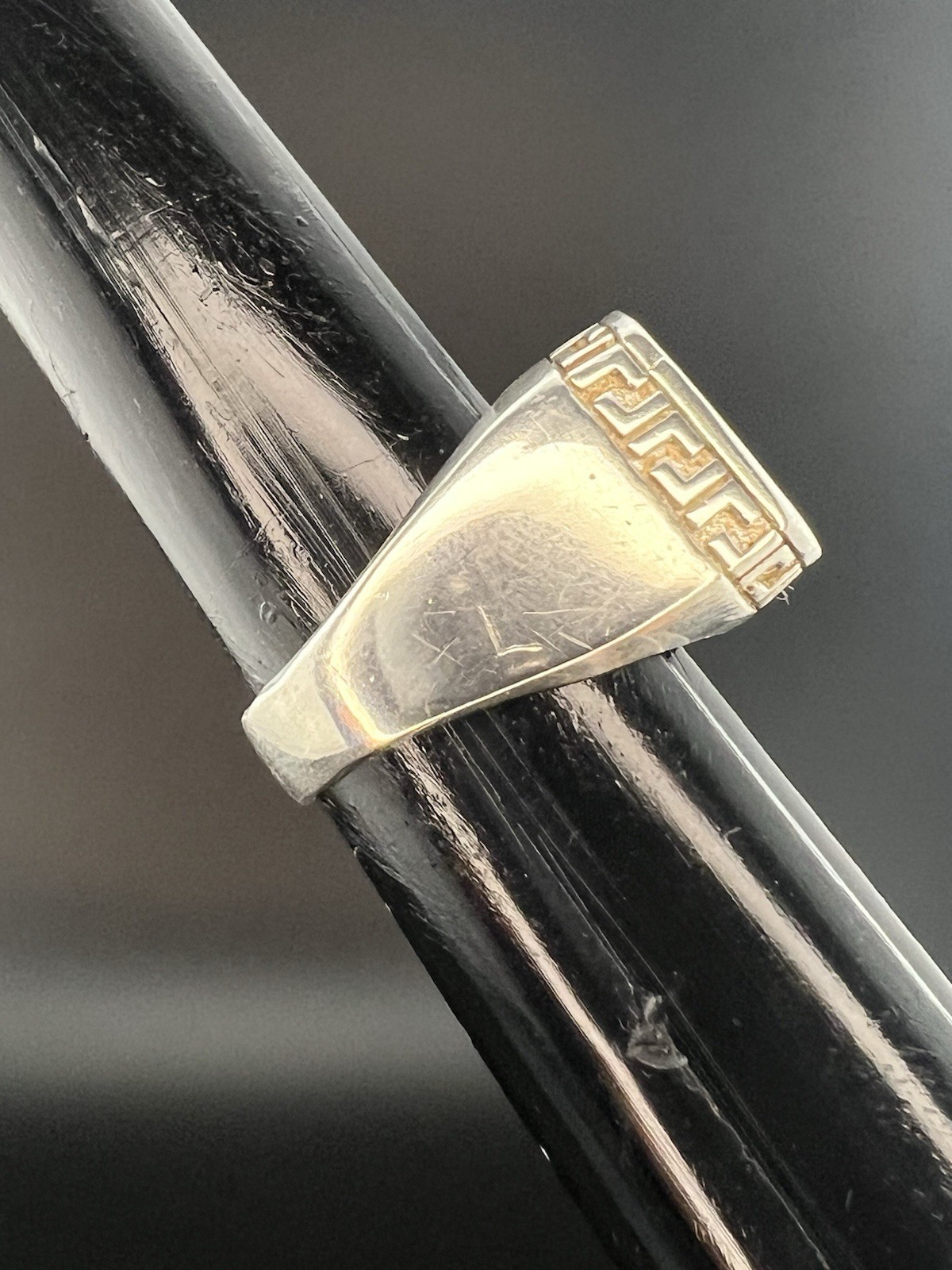 Sterling Silver 925, Ruby Colored Stone, Size 11 … - image 2