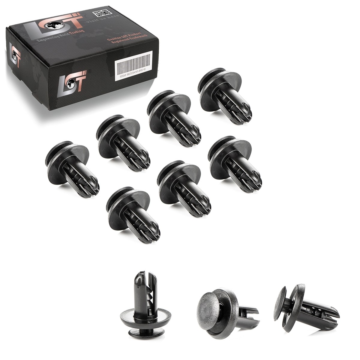 10X Fastening Clips Wheel Arch For Mitsubishi Outlander Pajero