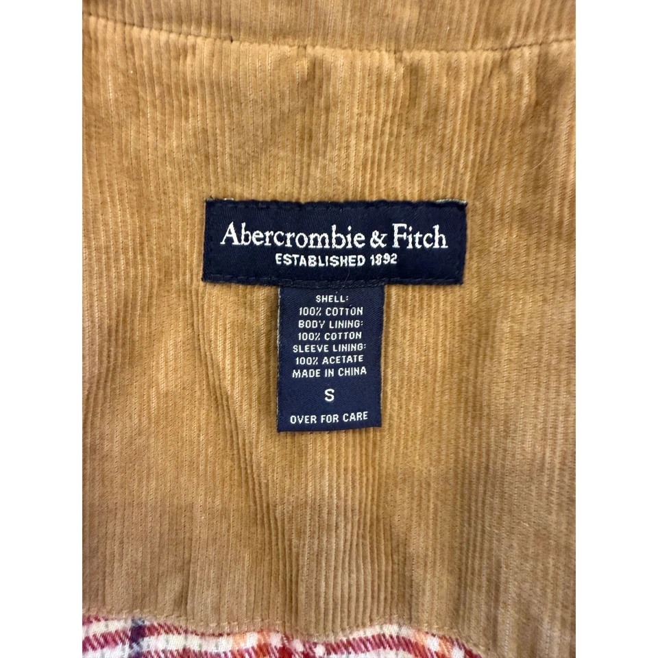Gabardina De Colección Abercrombie Fitch Pana Doble Pecho Cinturón Camel Tostado S Foto 4 de 4