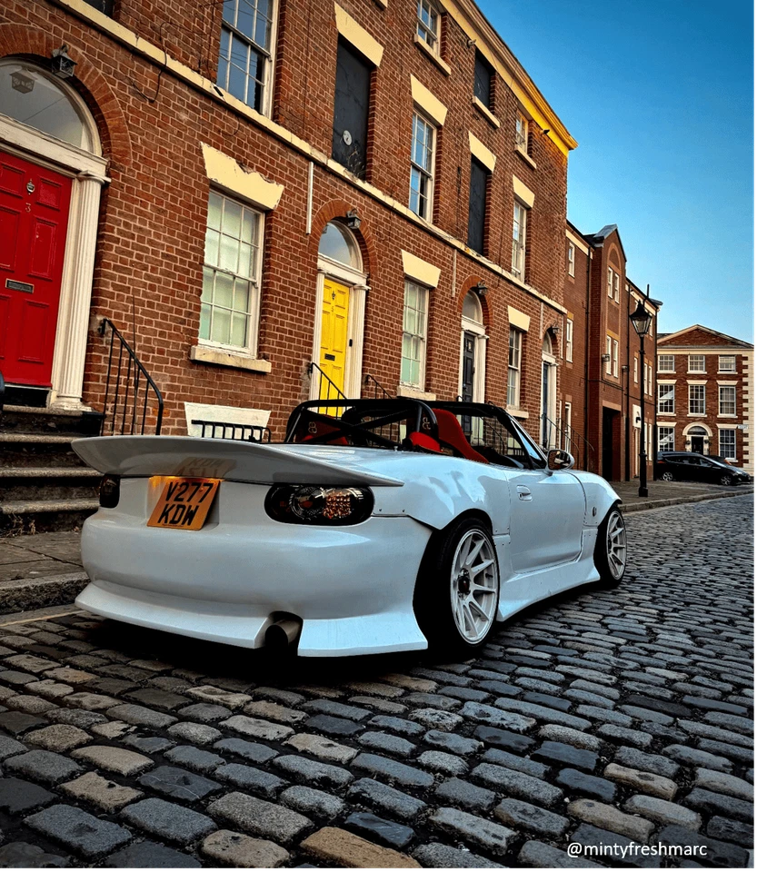 Sistema de escape Mazda MX5 Mk2 o Mk2.5, 1.6 o 1.8 Catback Performance JDM - Imagen 2 de 4