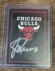 1995 Skybox Basketball Jerry Reinsdorf Signed Card Chicago Bulls #394 NBA Owner