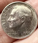 1960 D Roosevelt Dime