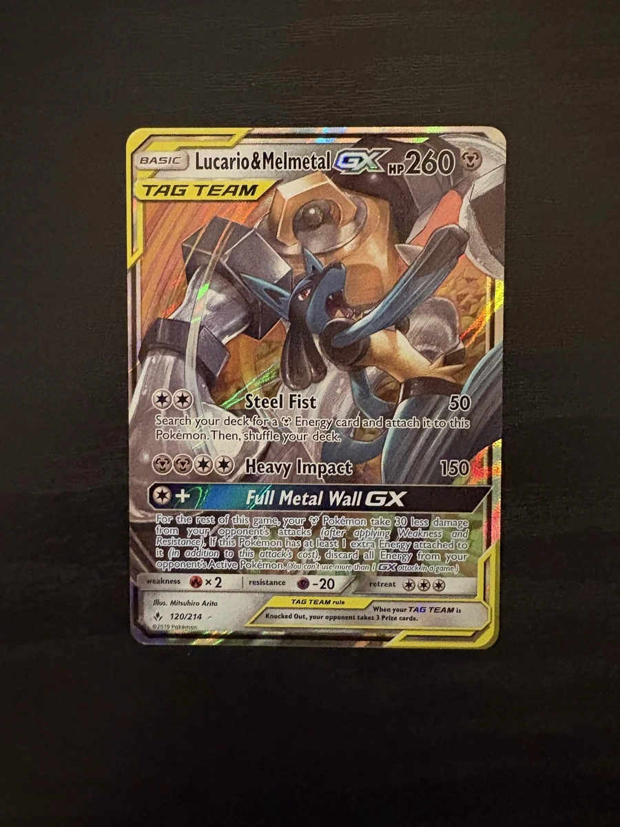 Lucario & Melmetal GX 120/214 Sm-Unbroken Bonds for sale | eBay