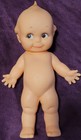 1960s 1970s Cameo Kewpie Squeak Toy 10" Doll☆Marked Head, Foot, & Back☆ Dressed — photo 3