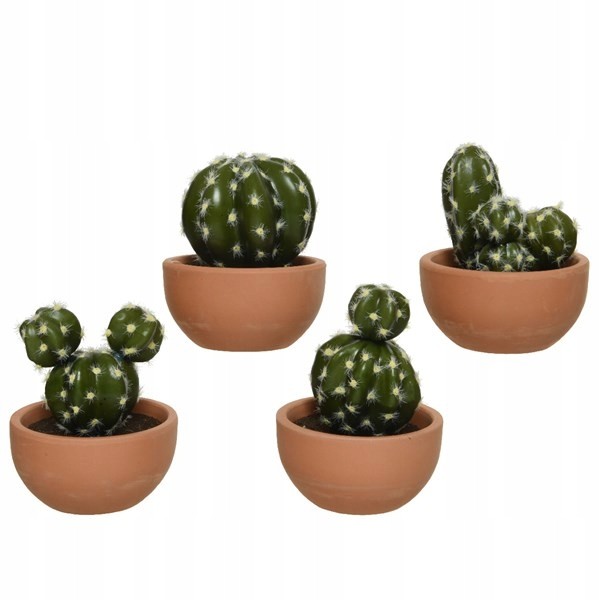 KüNstliche Pflanze Im Topf, Kaktus, 10,5 Cm, 801321-image