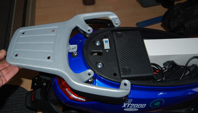 Gepäckträger Luxxon XT2000 E2100 Stalker Blu`s E-Roller