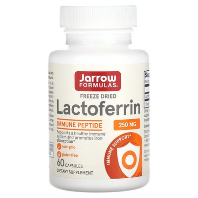 Lactoferrin, Freeze Dried, 250 mg, 60 Capsules