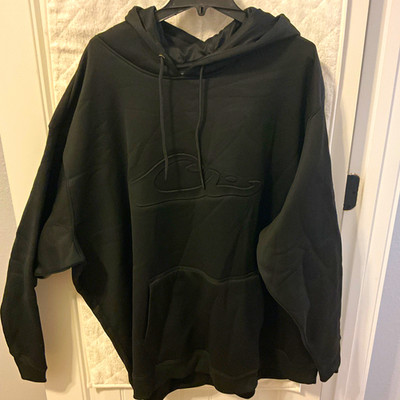 Drake Men s Black Pullover Hoodie 5XL Big & Tall Water Resistant Logo Pockets