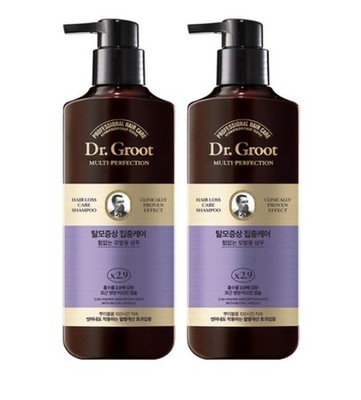 Dr.Groot Multi-Perfection Hair Loss Care Shampoo 400ml x2 Authentic K-Beauty