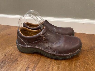 Red Wing Brown Leather Steel Toe Work Slip-On Loafers 2322 Shoes