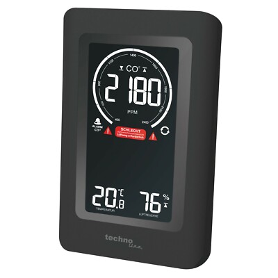 technoline WL1030 CO2 Messgerät Ampel Anzeige Monitor Kohlendioxid Raumklima