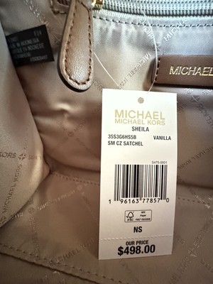 MICHAEL KORS SM CZ SATCHEL バニラ