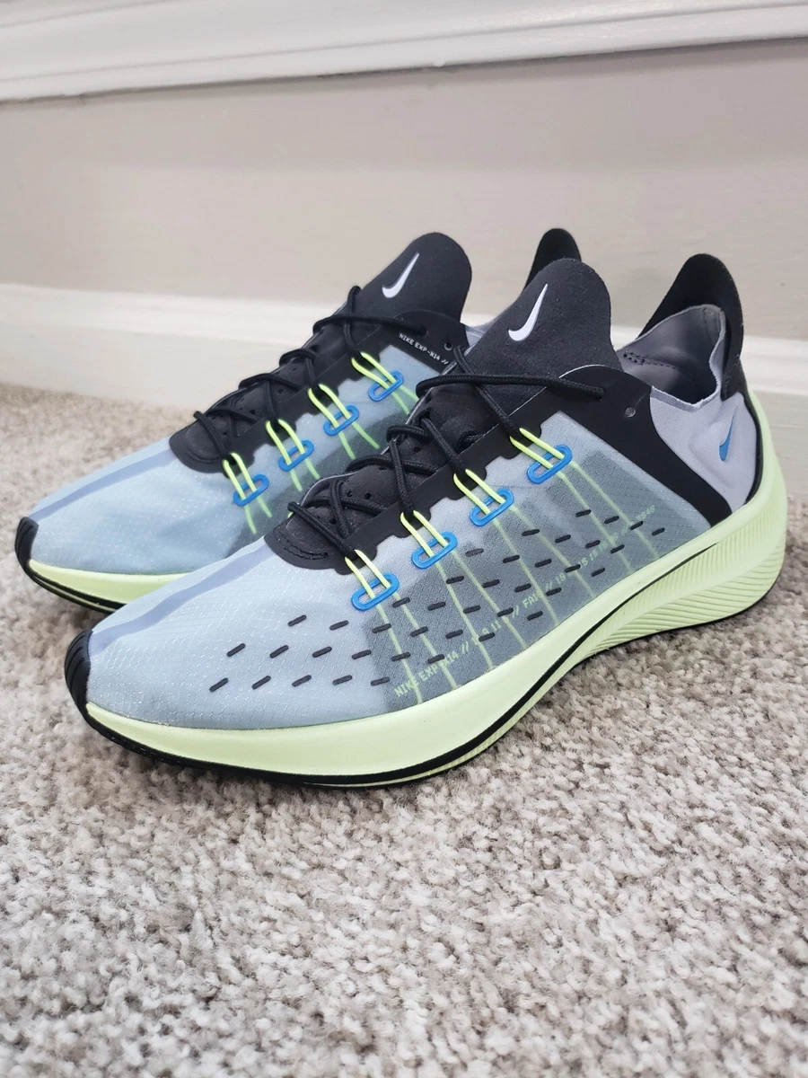 NIKE EXP-X14 Blue Glacier Grey Running Shoes - Mens Size 9.5 - AO1554 eBay