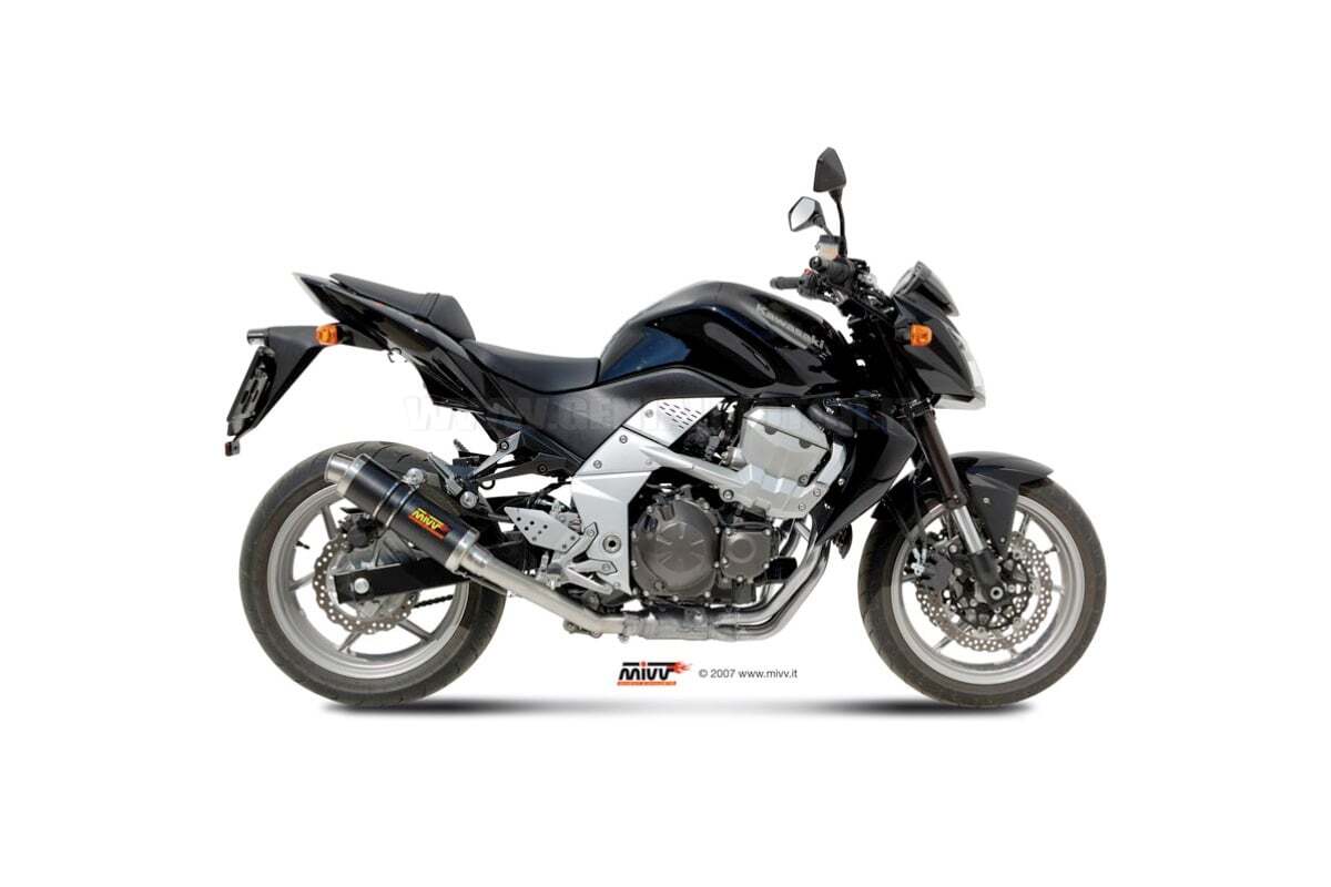 Mivv Exhaust Muffler GP Carbon Fiber for Kawasaki Z 750 2007 > 2014