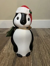 Christmas Holiday Time 11” Blow Mold Table Top Penguin Lights Up NEW 2022