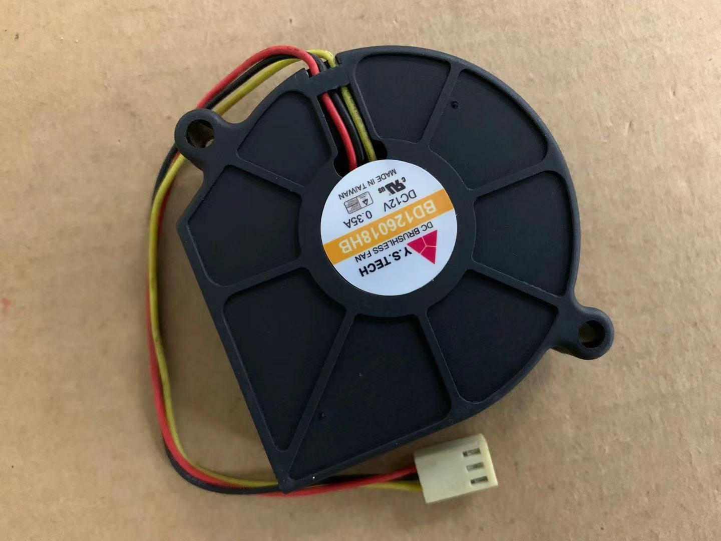 1pcs Y.S.TECH BD126018HB Blower Cooler Cooling Fan 60mmx18mm DC 12V 0.35A 3Pin