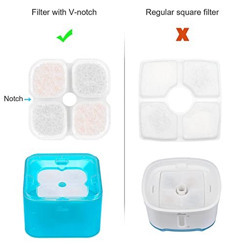 Crystal Cat Water Fountain Stainless Steel, 101oz/3L Pet Fountain with