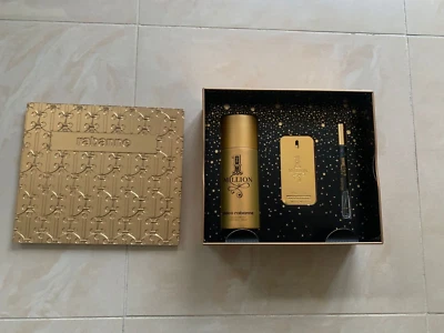 Paco Rabanne 1 One Million Gift Set 50ml & 10ml edt & 150ml deodorant spray NEW