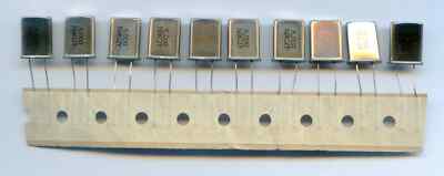 6 MHz Pin x10 Quarz Schwingquarz 6.000 NDK :2Y Crystal Resonator Oscillator AD