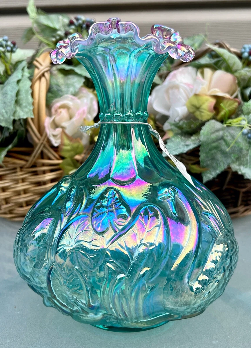 Fenton Swan Vase for sale | eBay